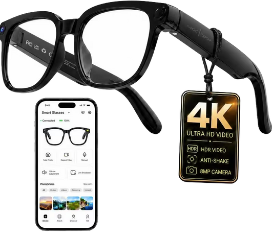4K AI Smart Glasses