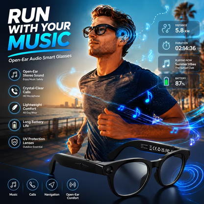 4K AI Smart Glasses
