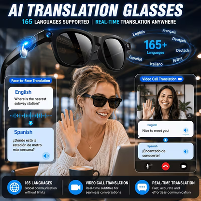 4K AI Smart Glasses