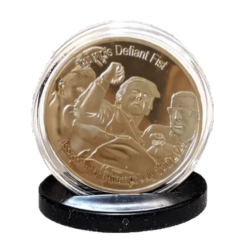 5 Trump Defiant Fist Coins